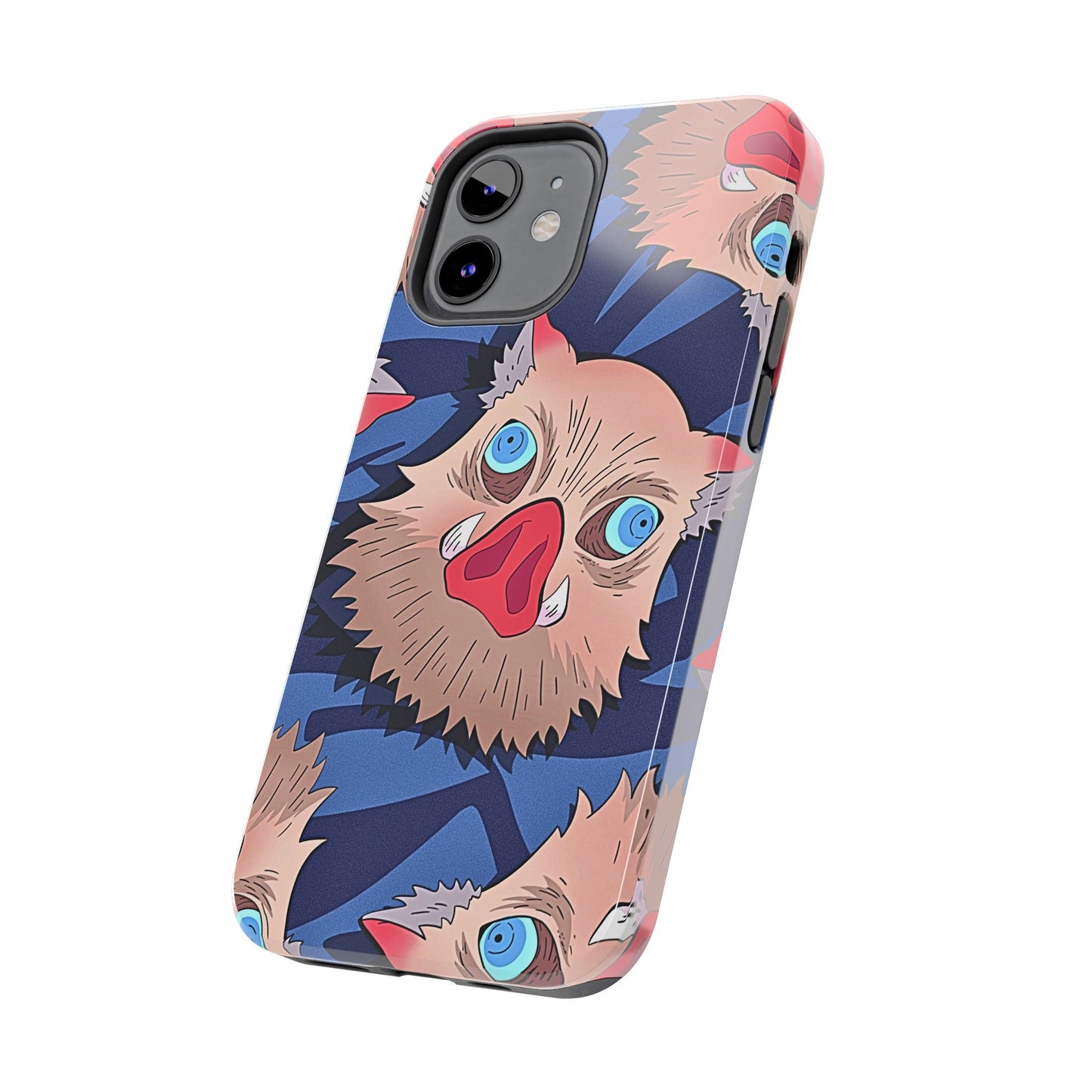 Inosuke Hashibira Head Pattern Tough Phone Case | Anime - Demon Slayer