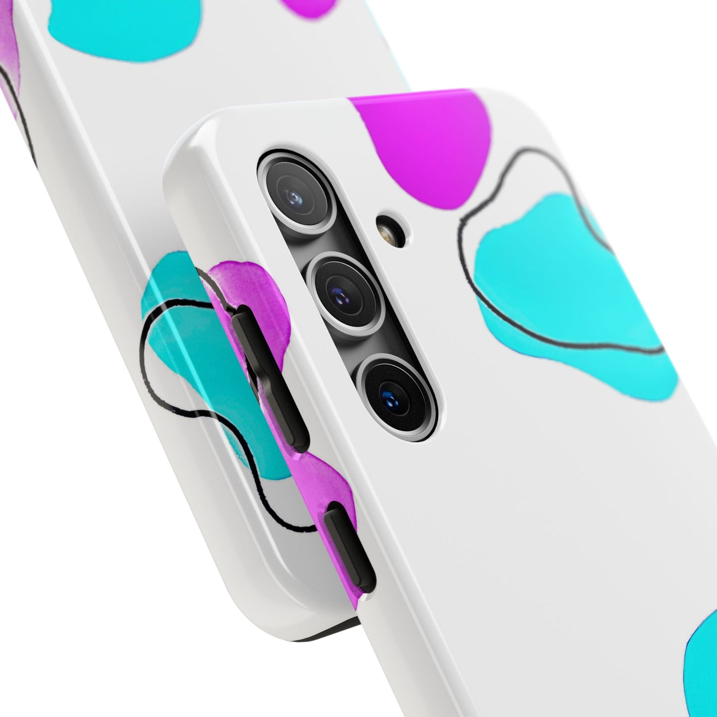 Abstract Shapes Preppy Pastel Style (Version 2) Tough Phone Case | Aesthetic