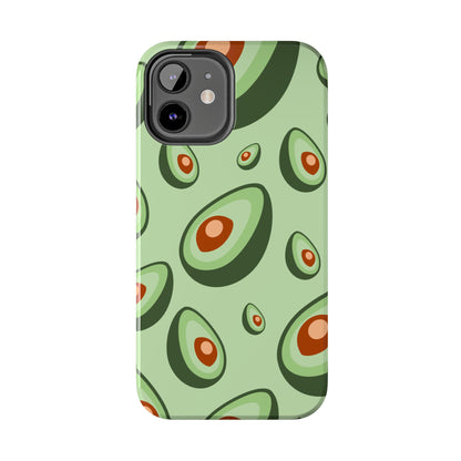 Trendy Avocado Pattern Green Aesthetic Minimal Fruit Phone Case | Food
