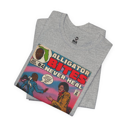 Denial is a River - Alligator Bites - Unisex Jersey Short Sleeve Tee