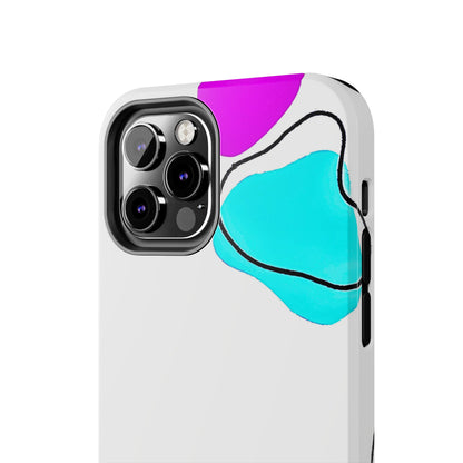 Abstract Shapes Preppy Pastel Style (Version 2) Tough Phone Case | Aesthetic