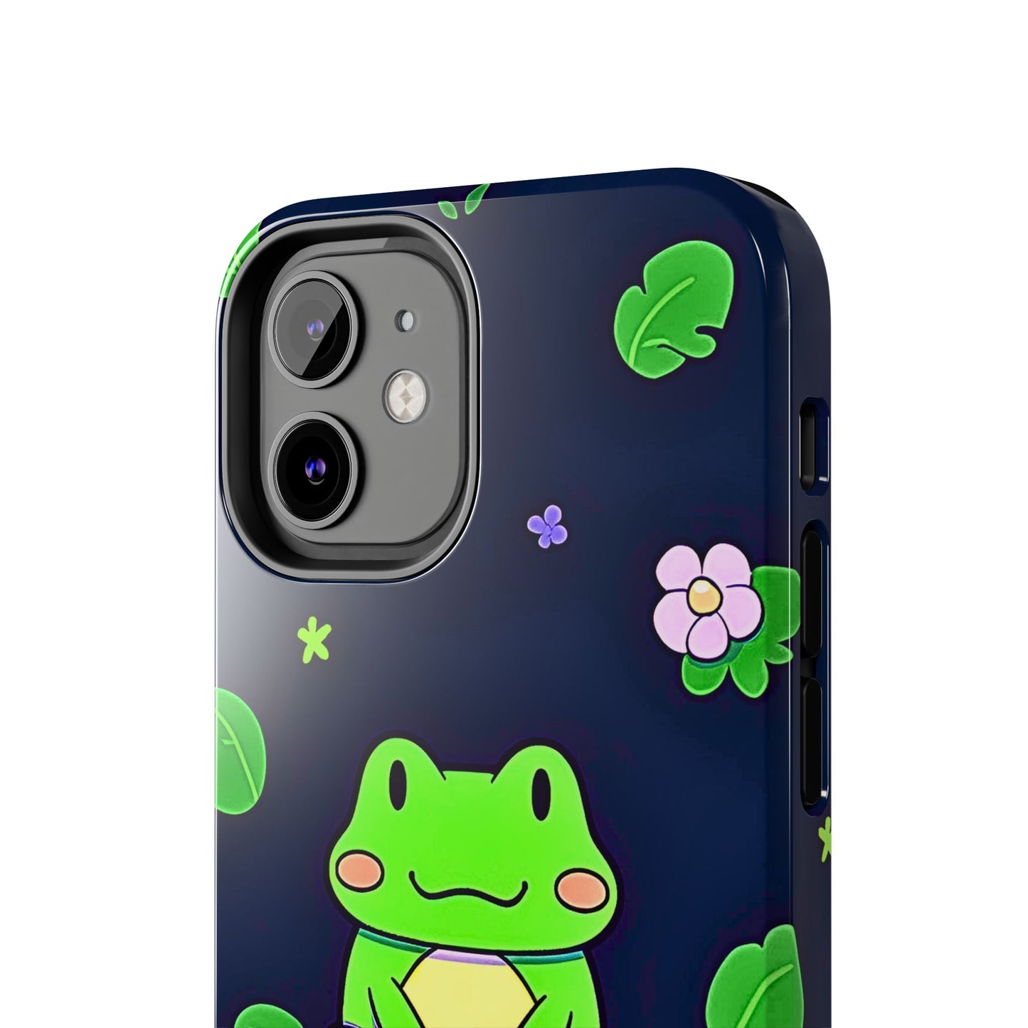 Adorable Froggy Black Tough Phone Case | Animals