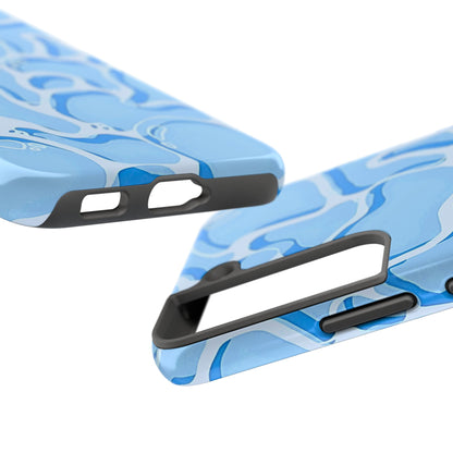 Funda resistente para teléfono con estampado de agua de piscina | Estética