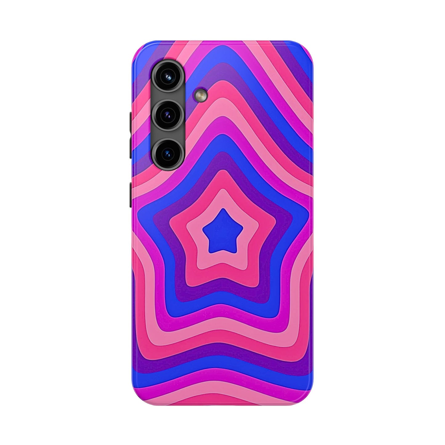 Funda resistente para teléfono con diseño de estrella retro | Estética
