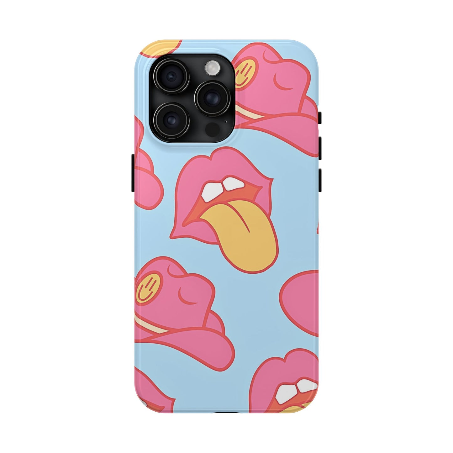 Funda resistente para teléfono con estampado de sombrero vaquero y labios sensuales (versión 1) | Estética