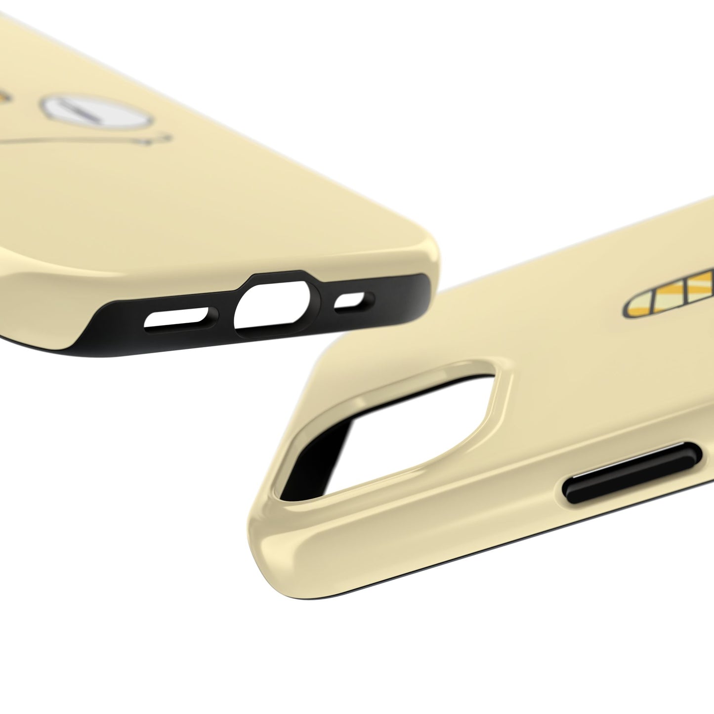 Cat Minimal Gold Coin Face Tough Phone Case | Anime