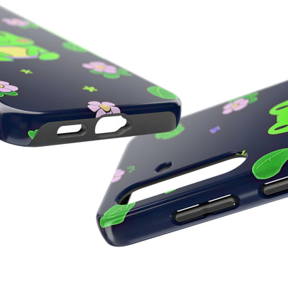 Adorable Froggy Black Tough Phone Case | Animals
