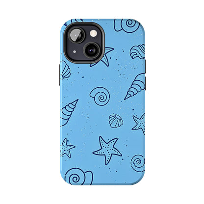 Funda resistente para teléfono Shells azul claro | Estética