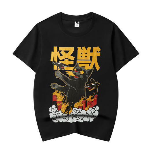 YeT009 Catzilla Destruction Tee