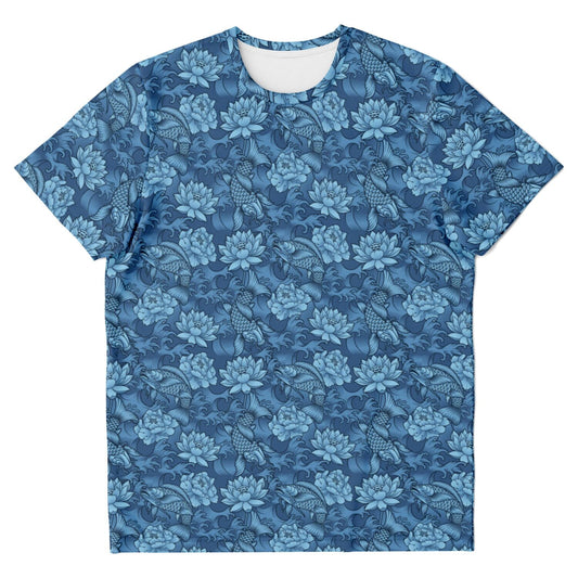 Rad Palm Blue Koi Unisex T-shirt
