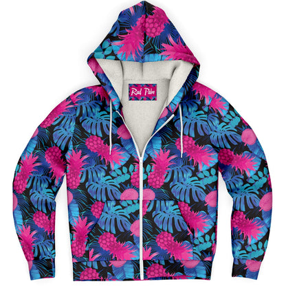 Rad Palm Pineapple Express Microfleece Zip Hoodie