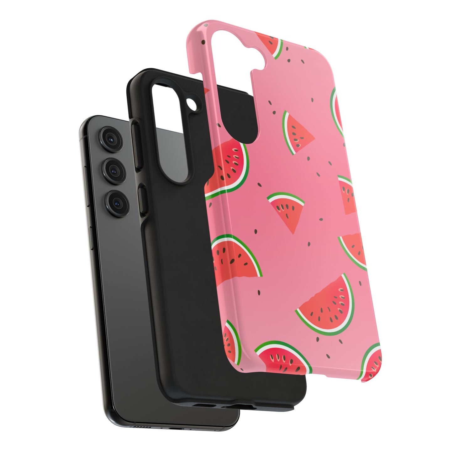 Pink and Red Gradient Watermelon Tough Phone Case | Food