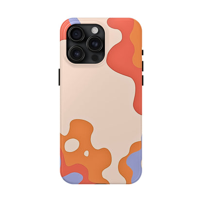 Funda resistente para teléfono con diseño de pastel líquido de verano | Estética