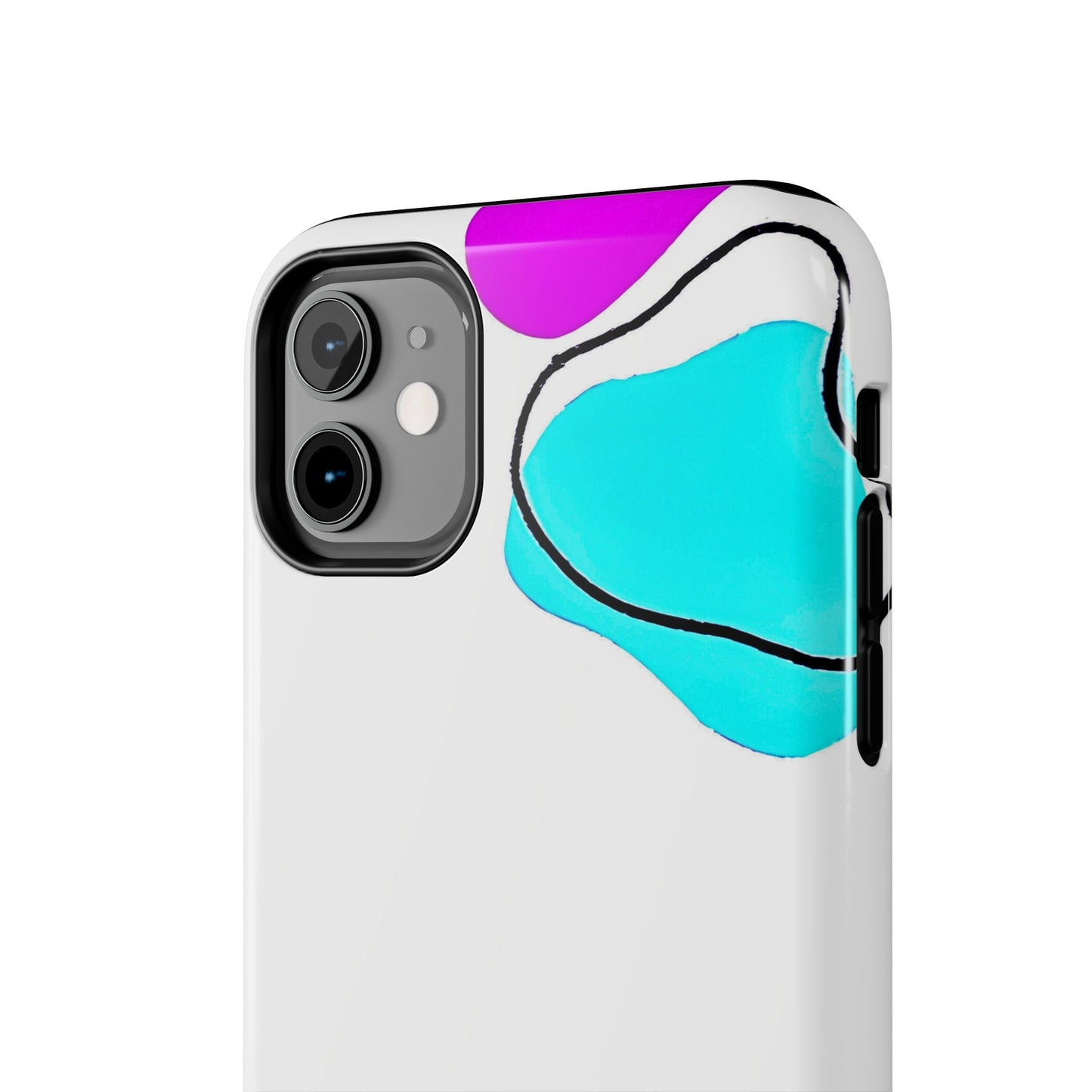 Abstract Shapes Preppy Pastel Style (Version 2) Tough Phone Case | Aesthetic