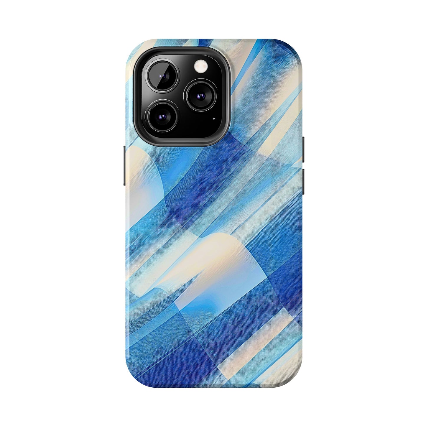 Pastel Plaid Pattern Clean Tough Phone Case | Aesthetic