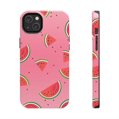 Pink and Red Gradient Watermelon Tough Phone Case | Food