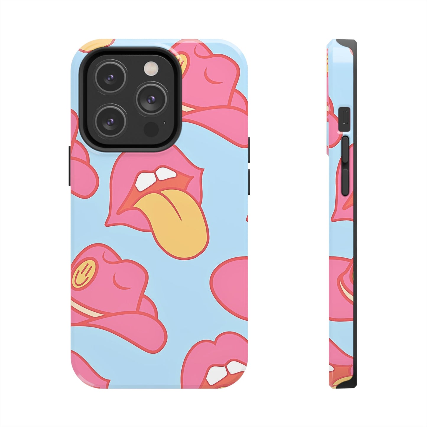 Funda resistente para teléfono con estampado de sombrero vaquero y labios sensuales (versión 1) | Estética