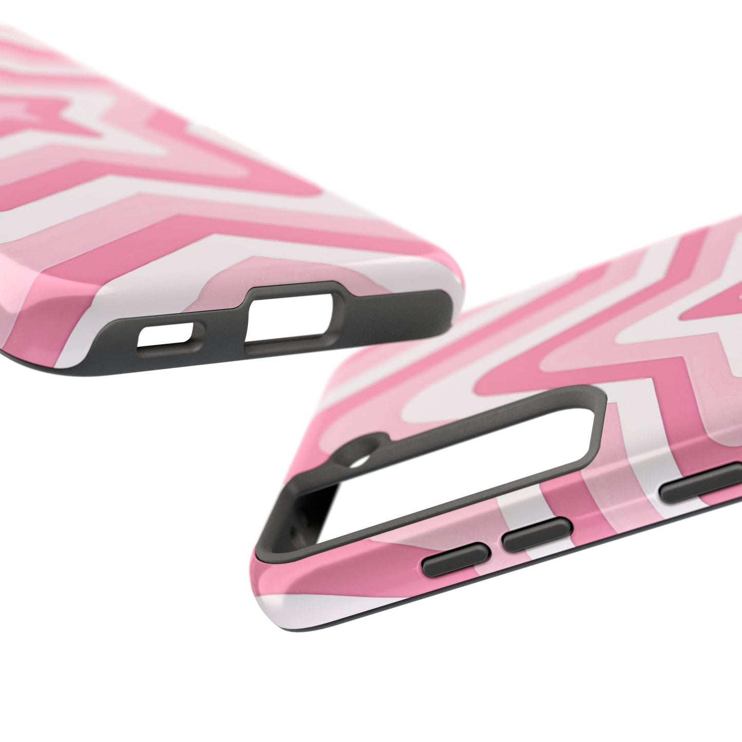 Pink Preppy Star Pattern Style Tough Phone Case | Aesthetic