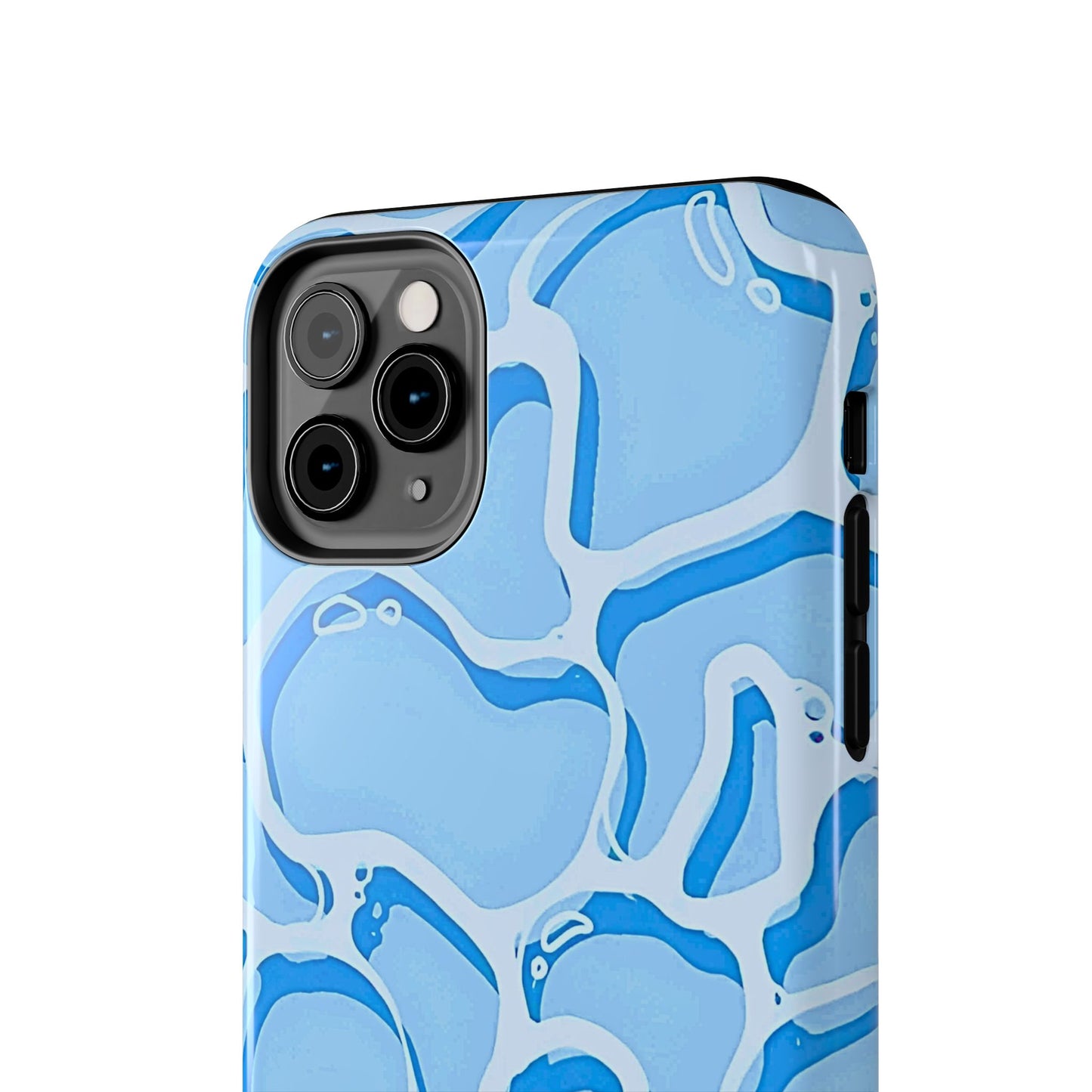 Funda resistente para teléfono con estampado de agua de piscina | Estética