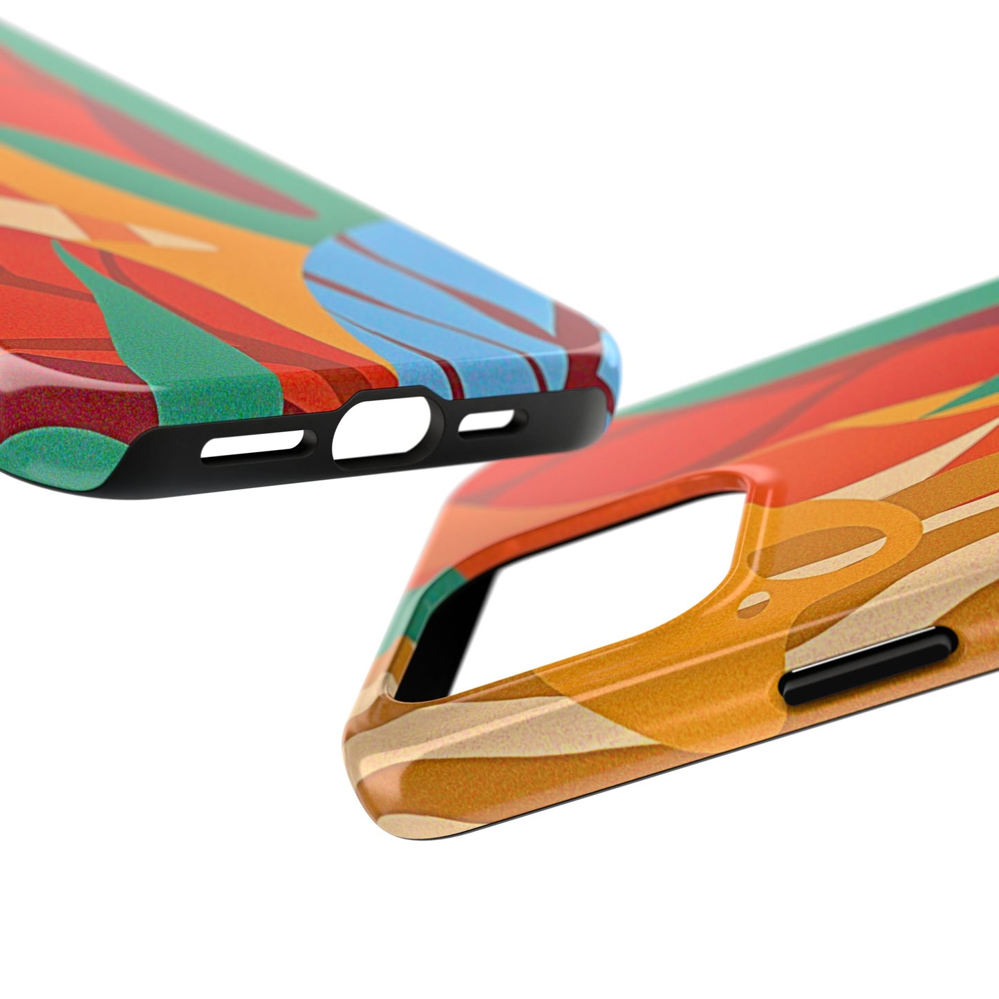 Abstract Autumn Leaves Tough Phone Case | Aesthetic