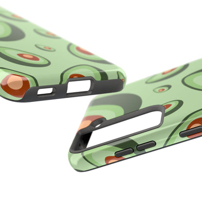 Trendy Avocado Pattern Green Aesthetic Minimal Fruit Phone Case | Food