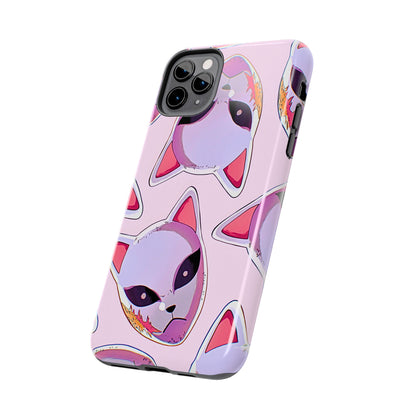 Sabito Fox Mask Pattern Tough Phone Case | Anime - Demon Slayer