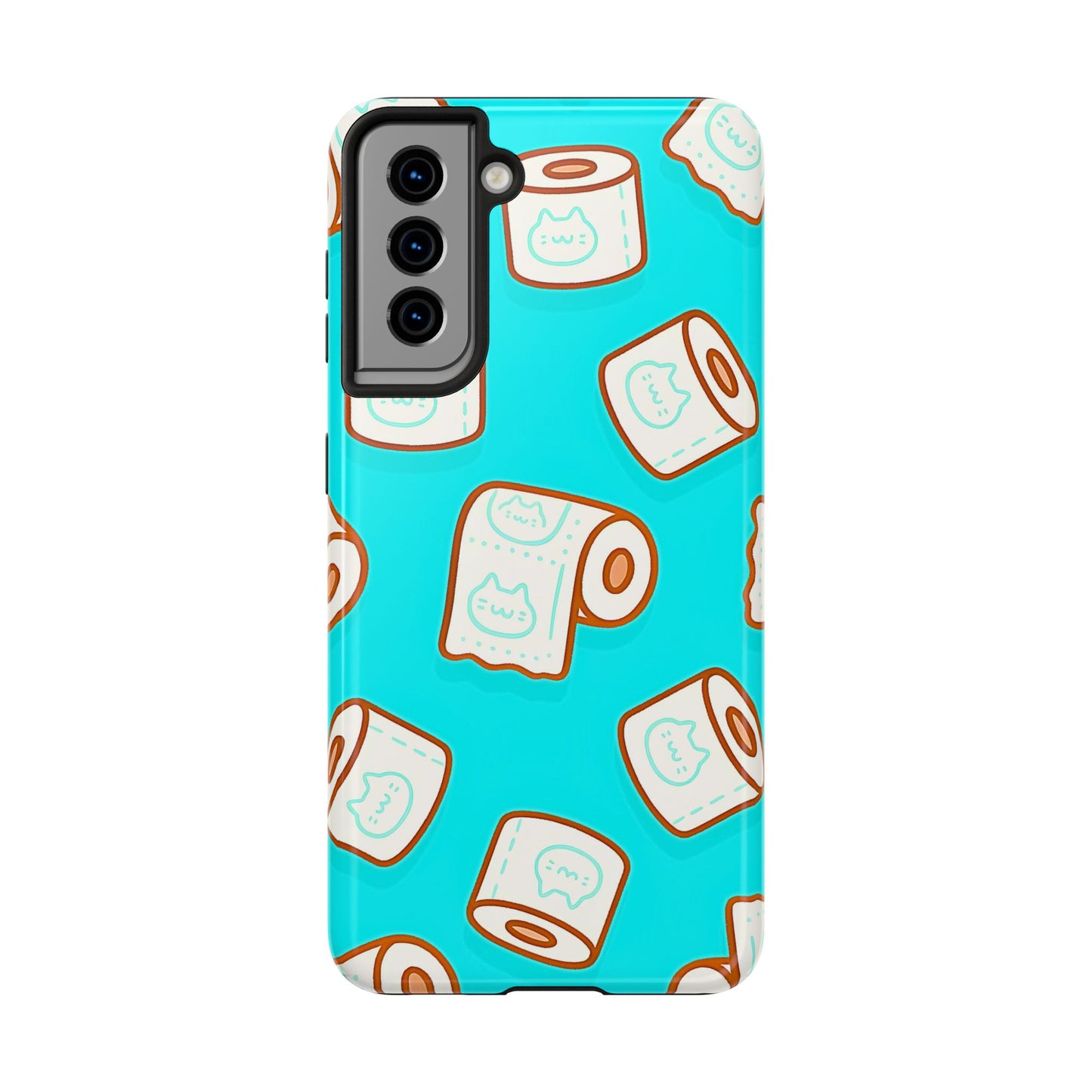 Funda resistente para teléfono con estampado de papel higiénico kawaii | Estética