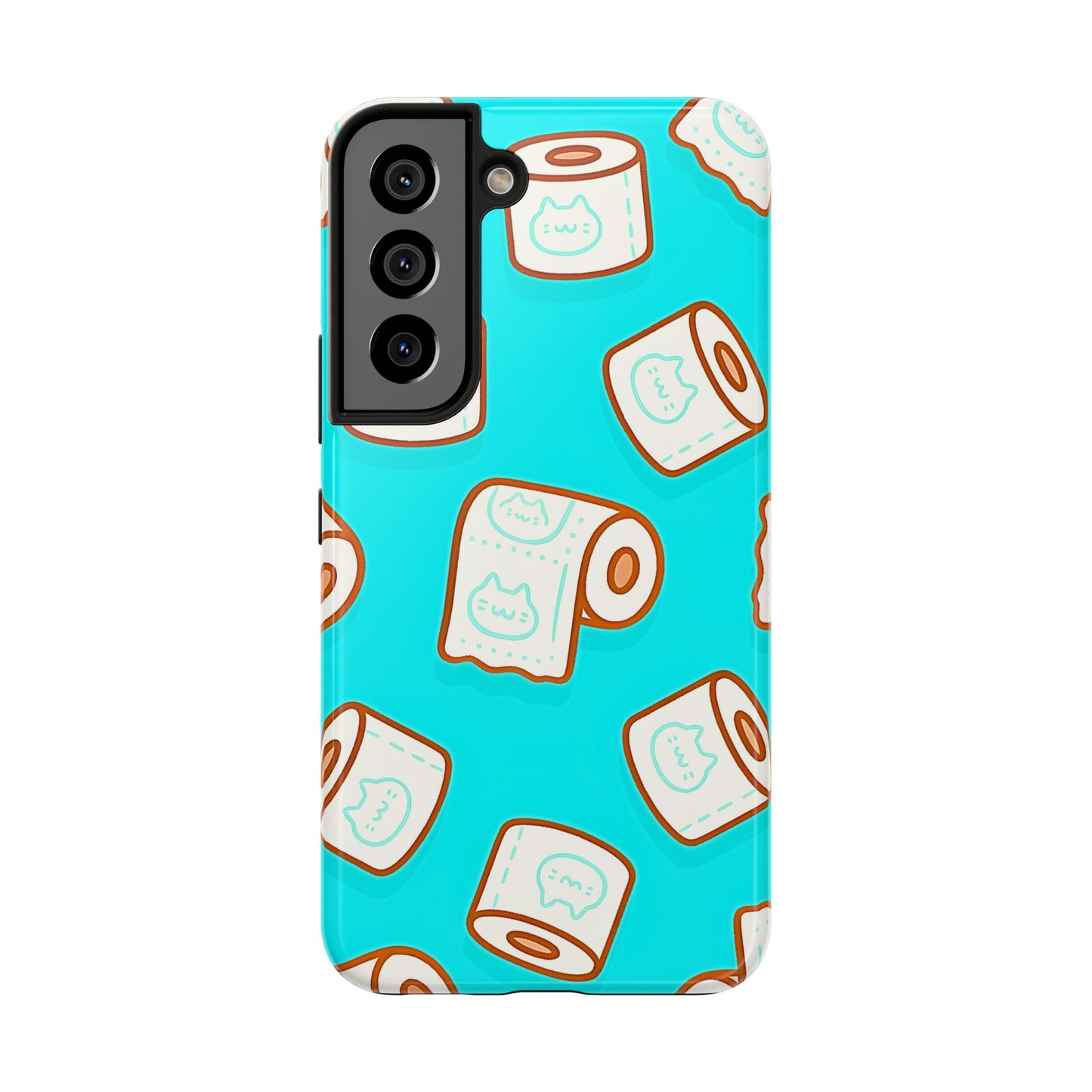 Funda resistente para teléfono con estampado de papel higiénico kawaii | Estética