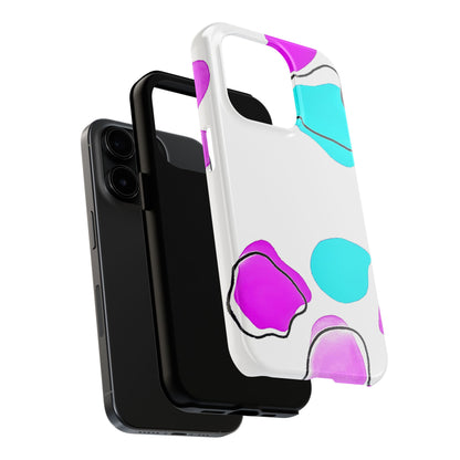 Abstract Shapes Preppy Pastel Style (Version 2) Tough Phone Case | Aesthetic
