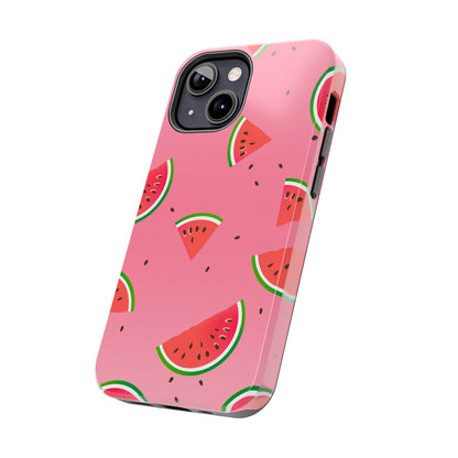 Pink and Red Gradient Watermelon Tough Phone Case | Food