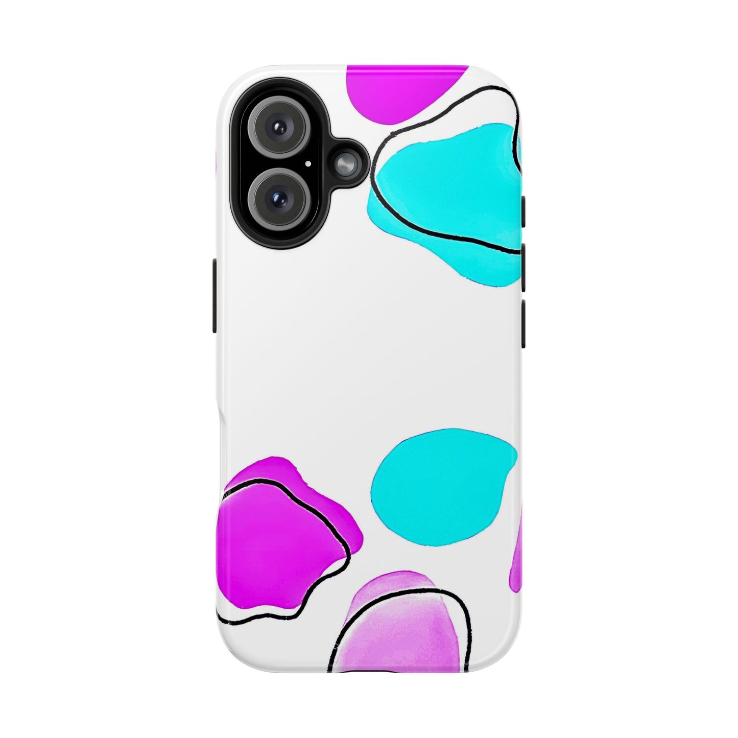 Abstract Shapes Preppy Pastel Style (Version 2) Tough Phone Case | Aesthetic