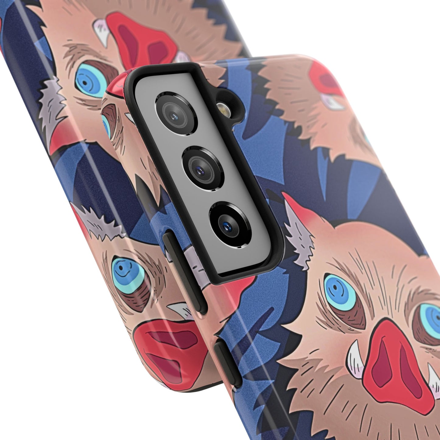 Inosuke Hashibira Head Pattern Tough Phone Case | Anime - Demon Slayer