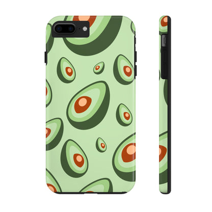 Trendy Avocado Pattern Green Aesthetic Minimal Fruit Phone Case | Food