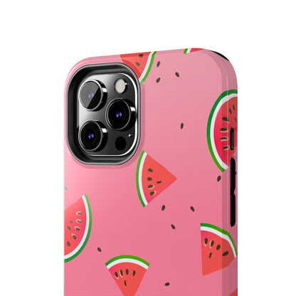 Pink and Red Gradient Watermelon Tough Phone Case | Food