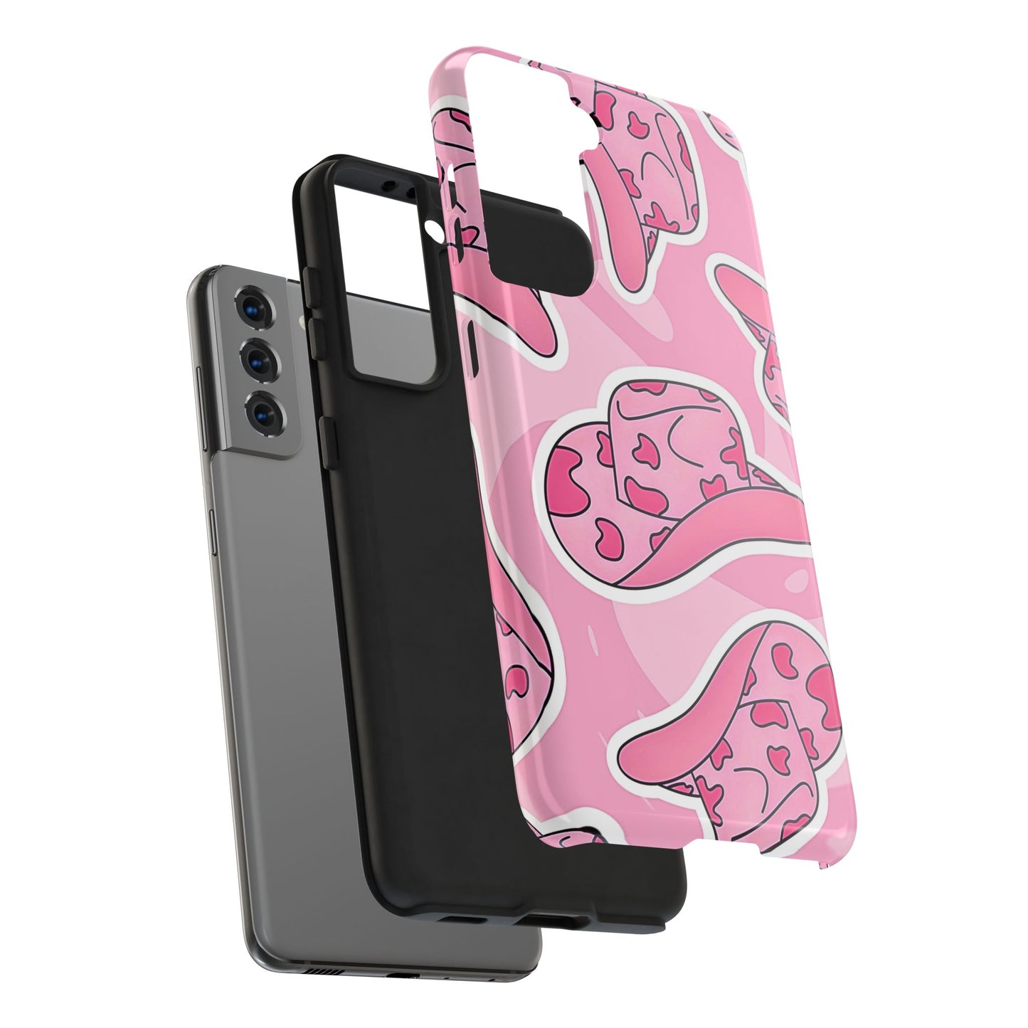 Pink Cowboy Hat Preppy Tough Phone Case | Aesthetic