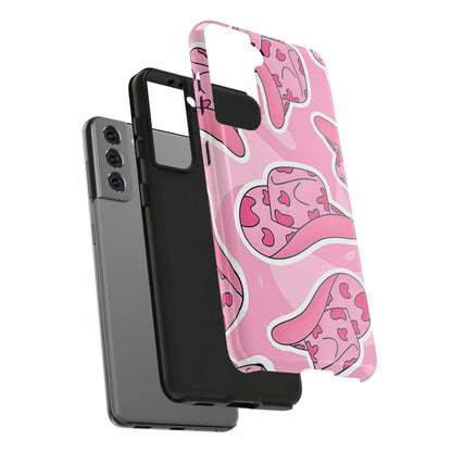 Pink Cowboy Hat Preppy Tough Phone Case | Aesthetic