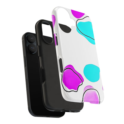 Abstract Shapes Preppy Pastel Style (Version 2) Tough Phone Case | Aesthetic