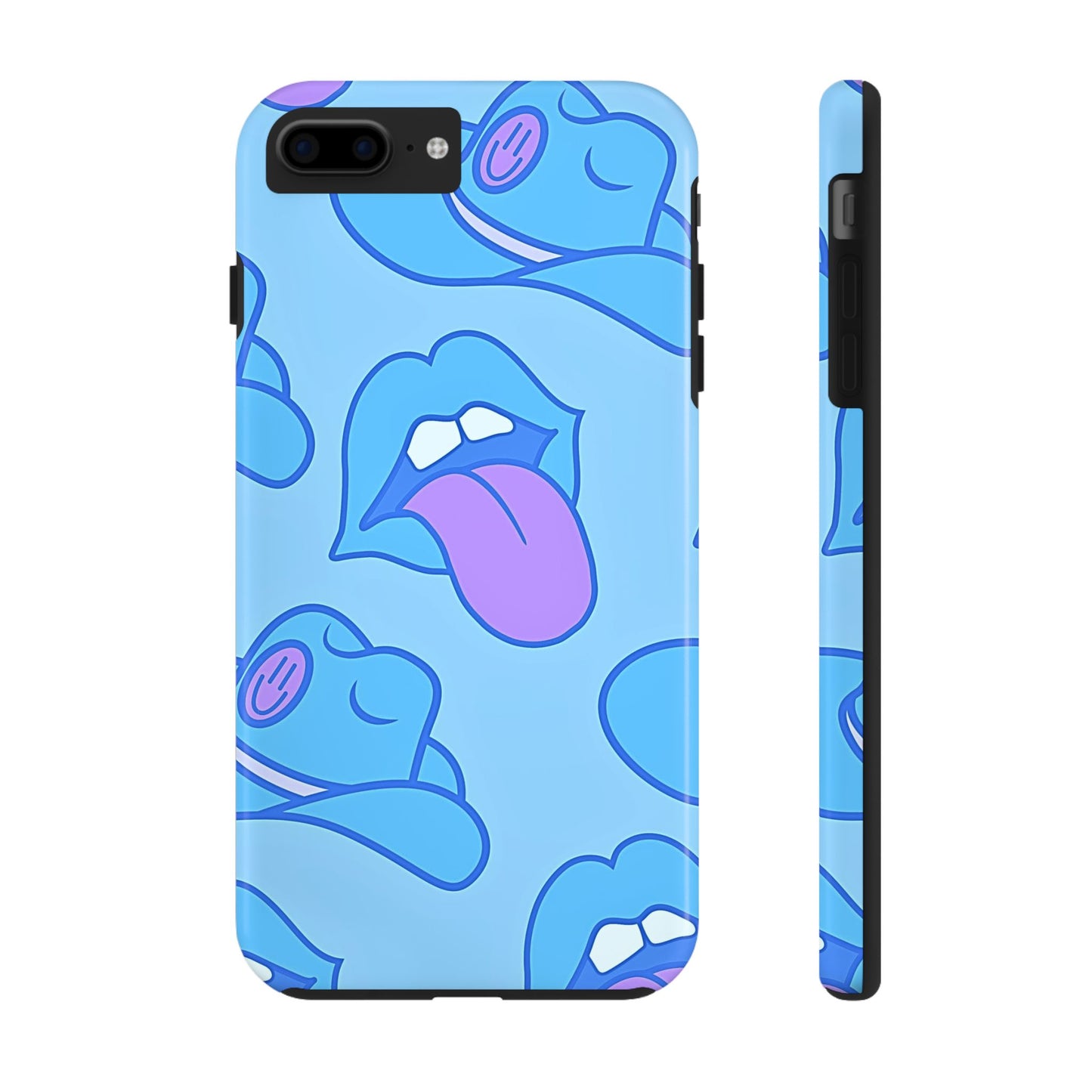 Funda resistente para teléfono con estampado de sombrero vaquero y labios sensuales (versión 2) | Estética