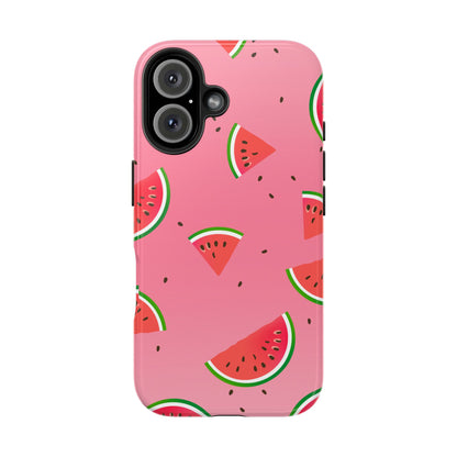 Pink and Red Gradient Watermelon Tough Phone Case | Food