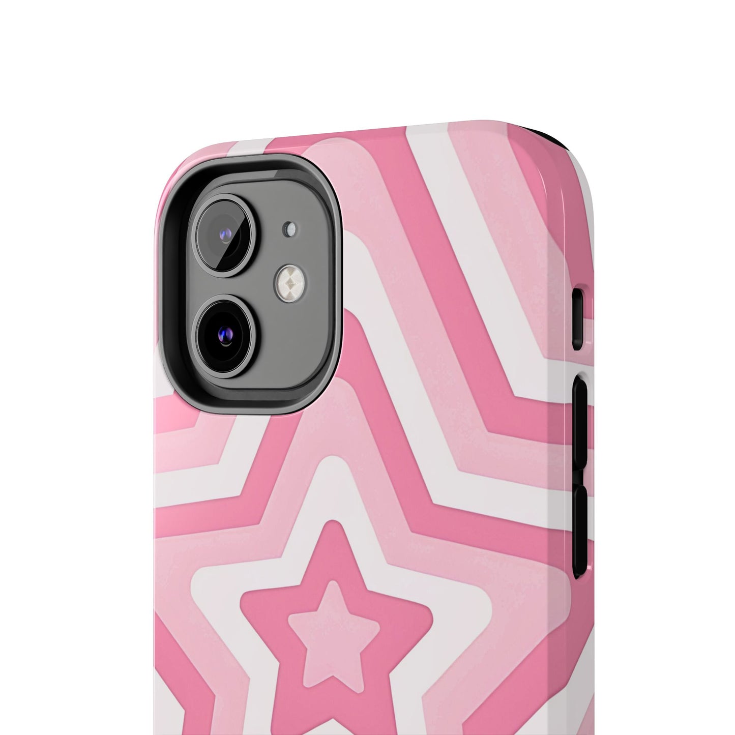 Pink Preppy Star Pattern Style Tough Phone Case | Aesthetic