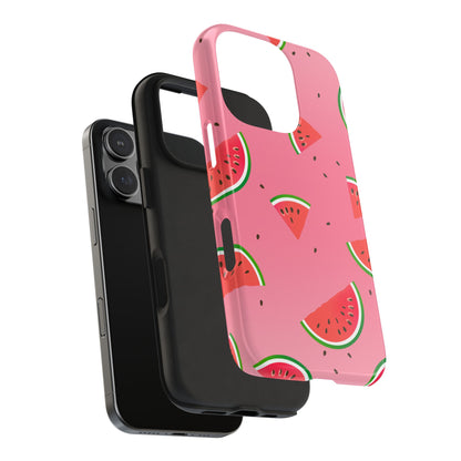 Pink and Red Gradient Watermelon Tough Phone Case | Food