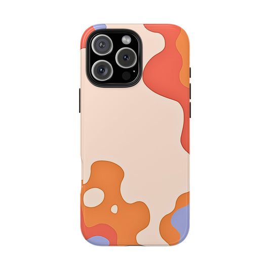 Funda resistente para teléfono con diseño de pastel líquido de verano | Estética