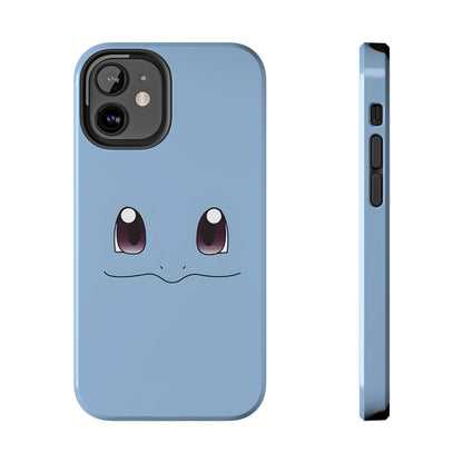 Blue Turtle Simple Blue Smile Tough Phone Case | Anime