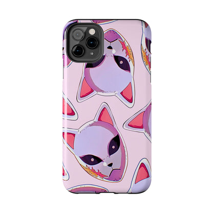Sabito Fox Mask Pattern Tough Phone Case | Anime - Demon Slayer