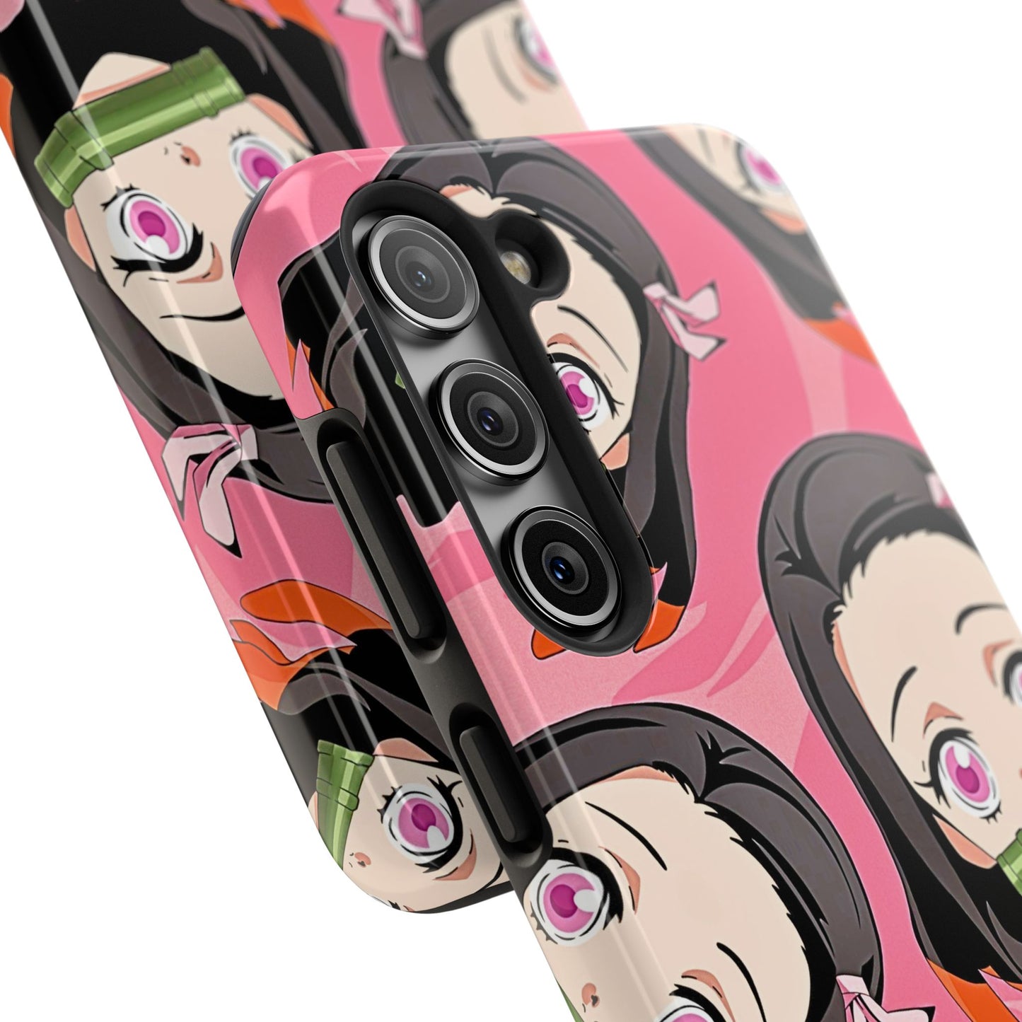 Nezuko Kamado Head Pattern Tough Phone Case | Anime - Demon Slayer