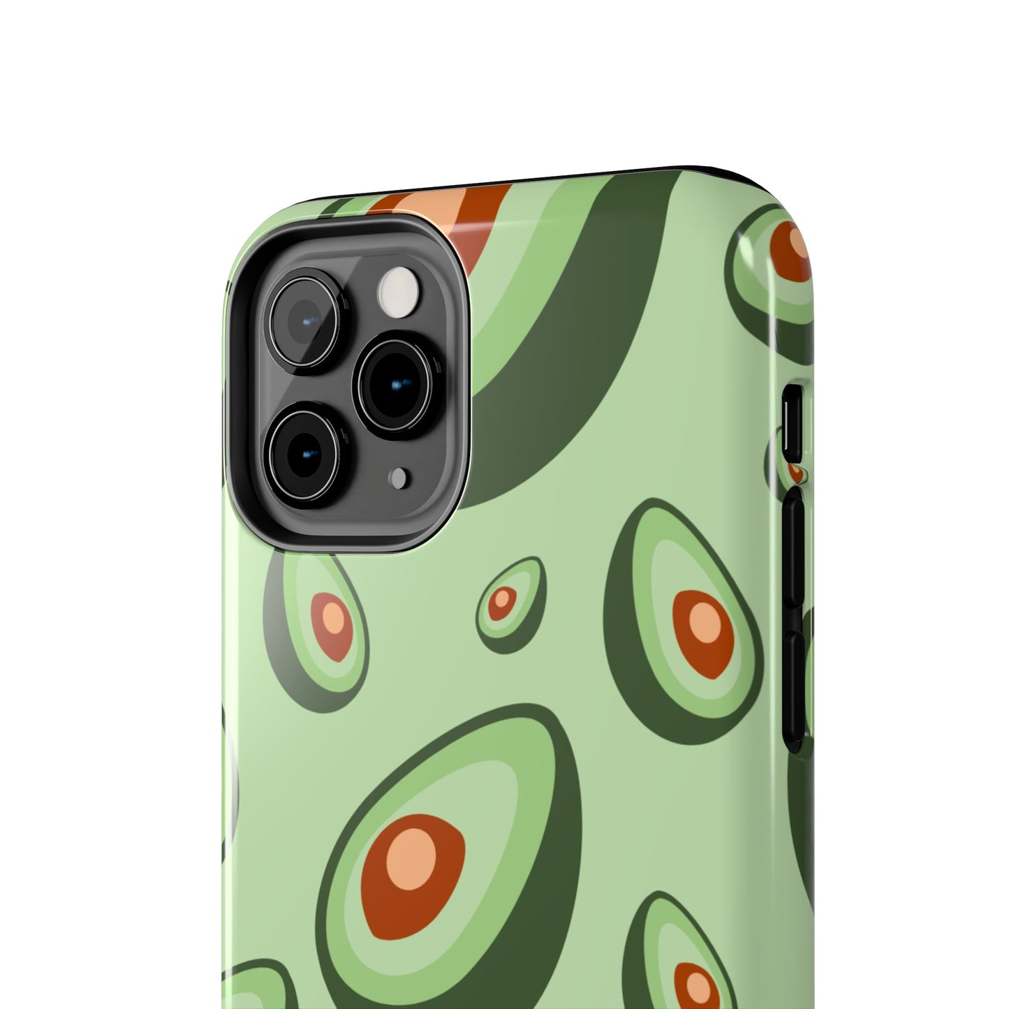 Trendy Avocado Pattern Green Aesthetic Minimal Fruit Phone Case | Food