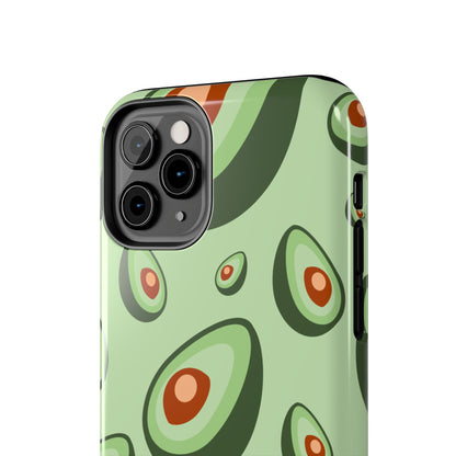 Trendy Avocado Pattern Green Aesthetic Minimal Fruit Phone Case | Food