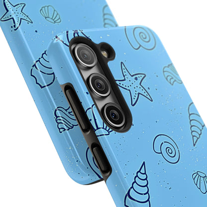 Funda resistente para teléfono Shells azul claro | Estética