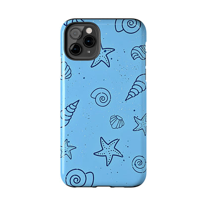 Funda resistente para teléfono Shells azul claro | Estética