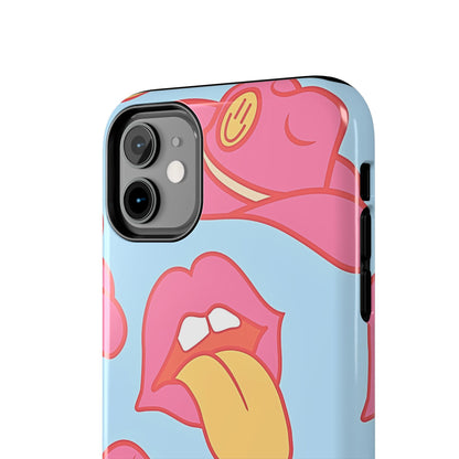 Funda resistente para teléfono con estampado de sombrero vaquero y labios sensuales (versión 1) | Estética